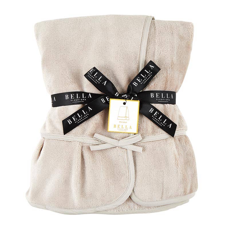 Plush Spa Wrap - Flax - The Bronze Butterfly
