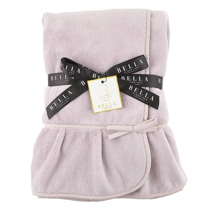 Plush Spa Wrap - Lilac Ash - The Bronze Butterfly