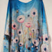 Popob Blue Poppy Floral Knit Printed Sweater - The Bronze Butterfly