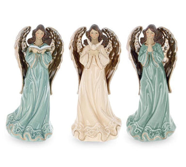 PORCELAIN ANGEL FIGURINE - The Bronze Butterfly