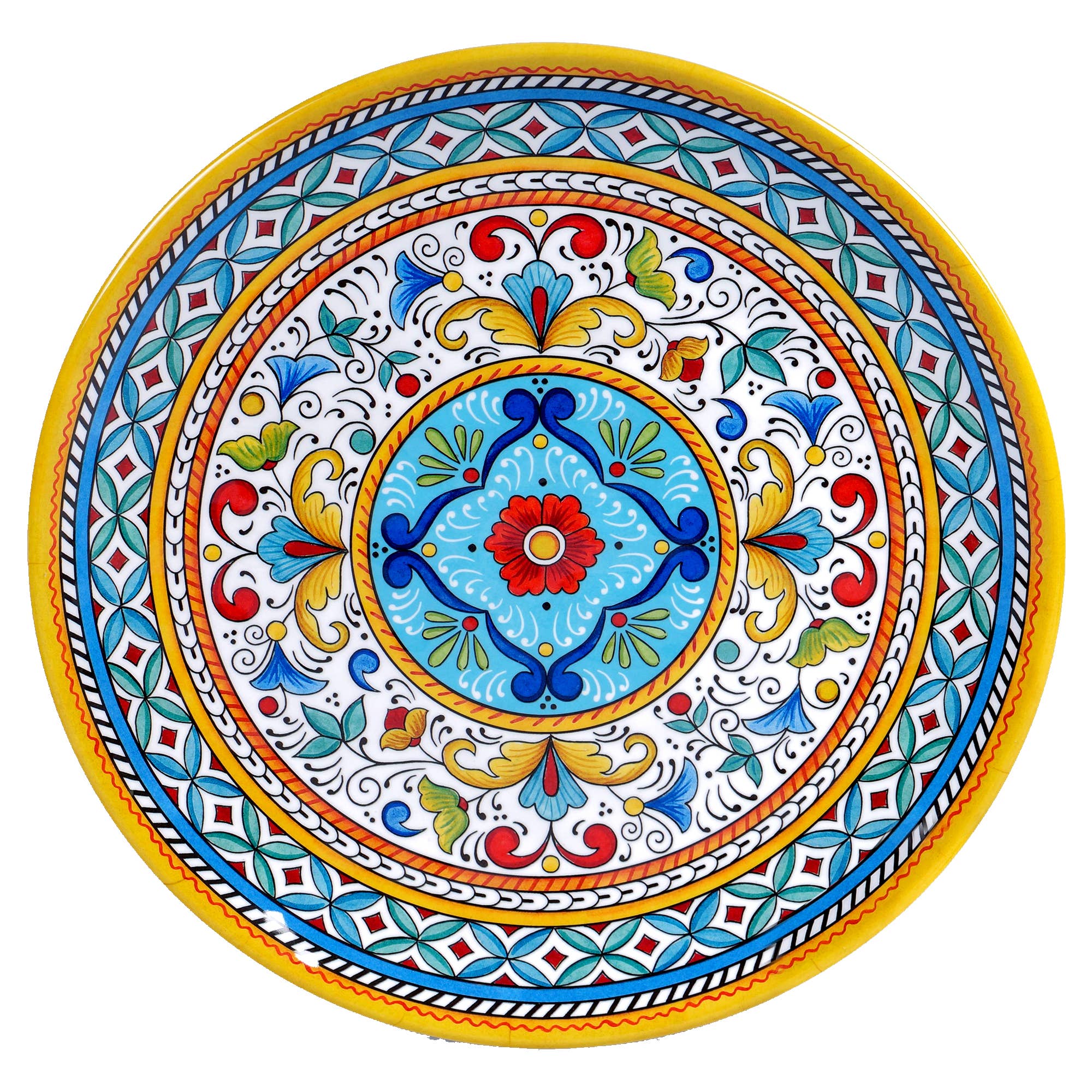 Portofino Melamine Round Platter - The Bronze Butterfly