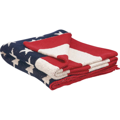 Primitive by Kathy Americana Throw Blanket - The Bronze Butterfly
