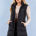 Puffer Long Vest - The Bronze Butterfly
