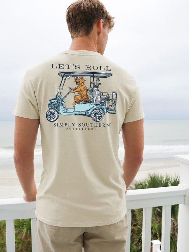 Short Sleeve Simply Southern Golf Let's Roll Tee