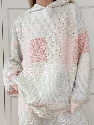 Quilted Pastel Hoodie by Sunkissed Coconut - The Bronze Butterfly