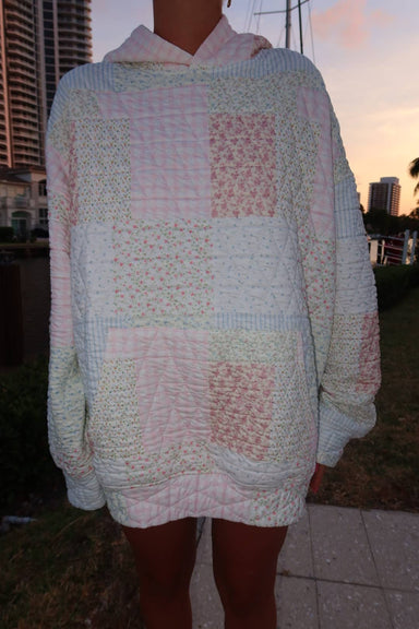 Quilted Pastel Hoodie by Sunkissed Coconut - The Bronze Butterfly