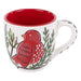 Red Bird Always Near Mug - The Bronze Butterfly