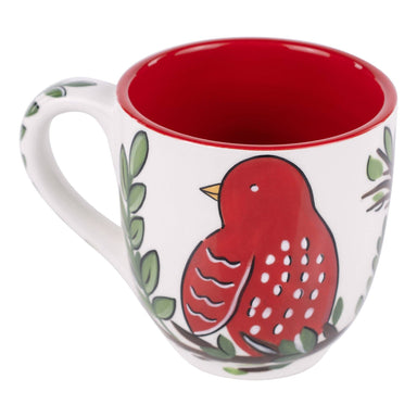 Red Bird Always Near Mug - The Bronze Butterfly