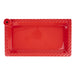 Red Rectangular Platter - The Bronze Butterfly