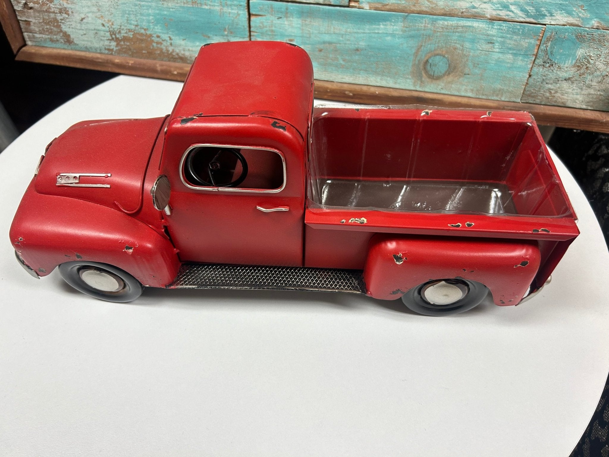 Red Truck Planter - The Bronze Butterfly