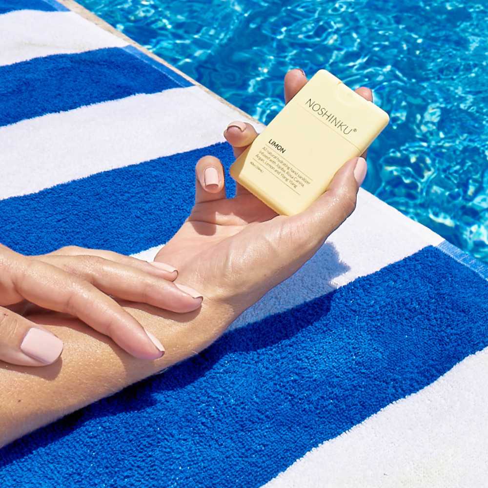 Refillable Lemon Ylang - Ylang Moisturizing Pocket Sanitizer - The Bronze Butterfly