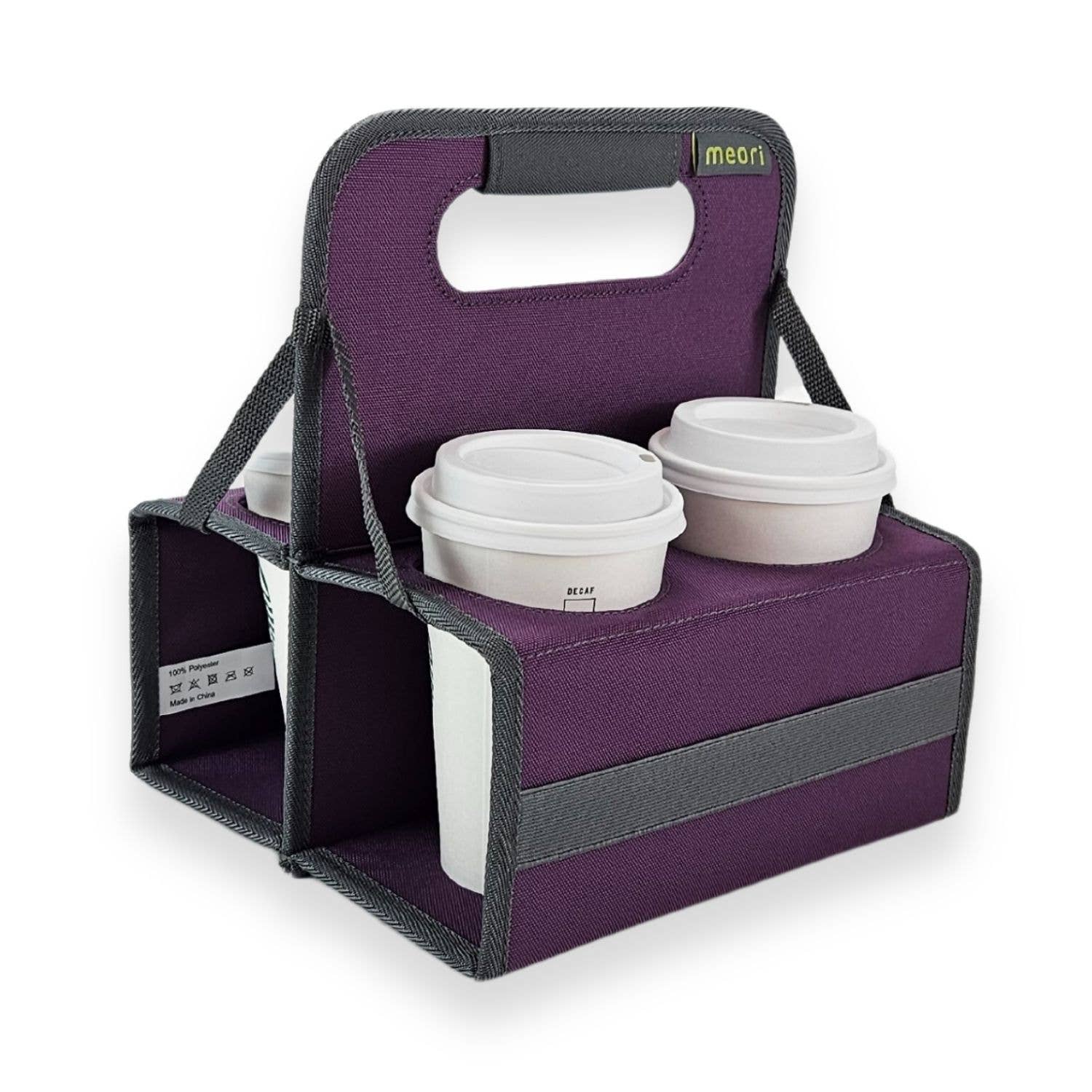 Reusable Drink Carriers 4 - Cup / Lava Black - The Bronze Butterfly