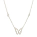 Rhinestone Studded Butterfly Necklace - The Bronze Butterfly