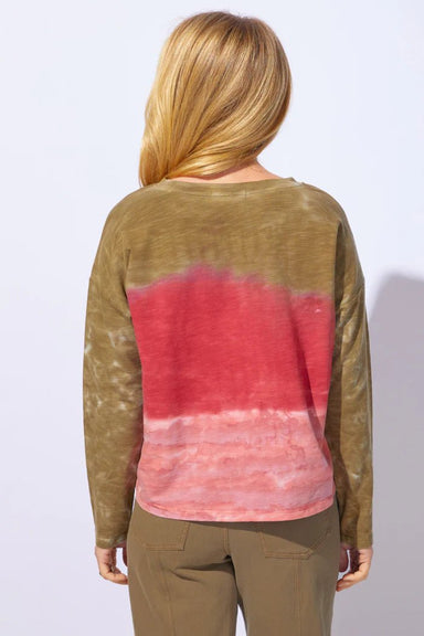 River Dyed Modal Spandex Sunset Pullover - The Bronze Butterfly