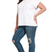 Rolled Sleeve Tee - Plus Size - The Bronze Butterfly