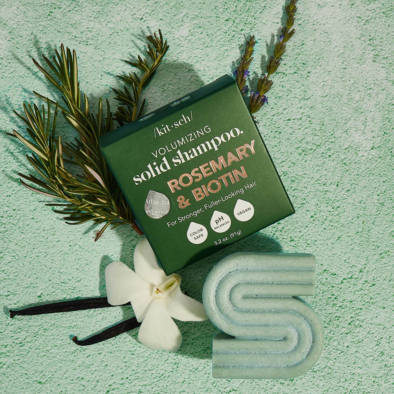 Rosemary & Biotin Volumizing Solid Shampoo - The Bronze Butterfly