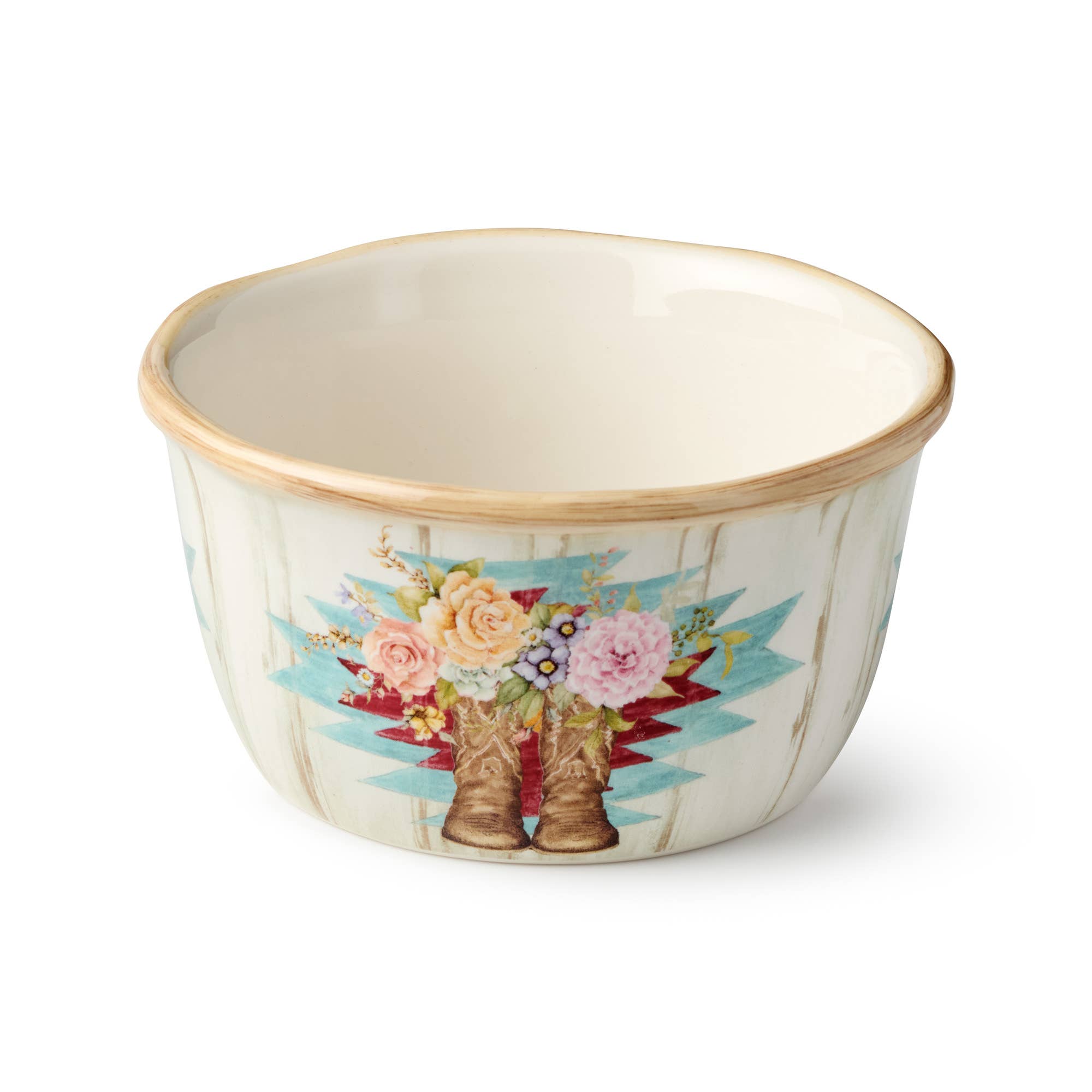 Rosewood Ranch Ice Cream Bowl 5.25" x 3" - The Bronze Butterfly