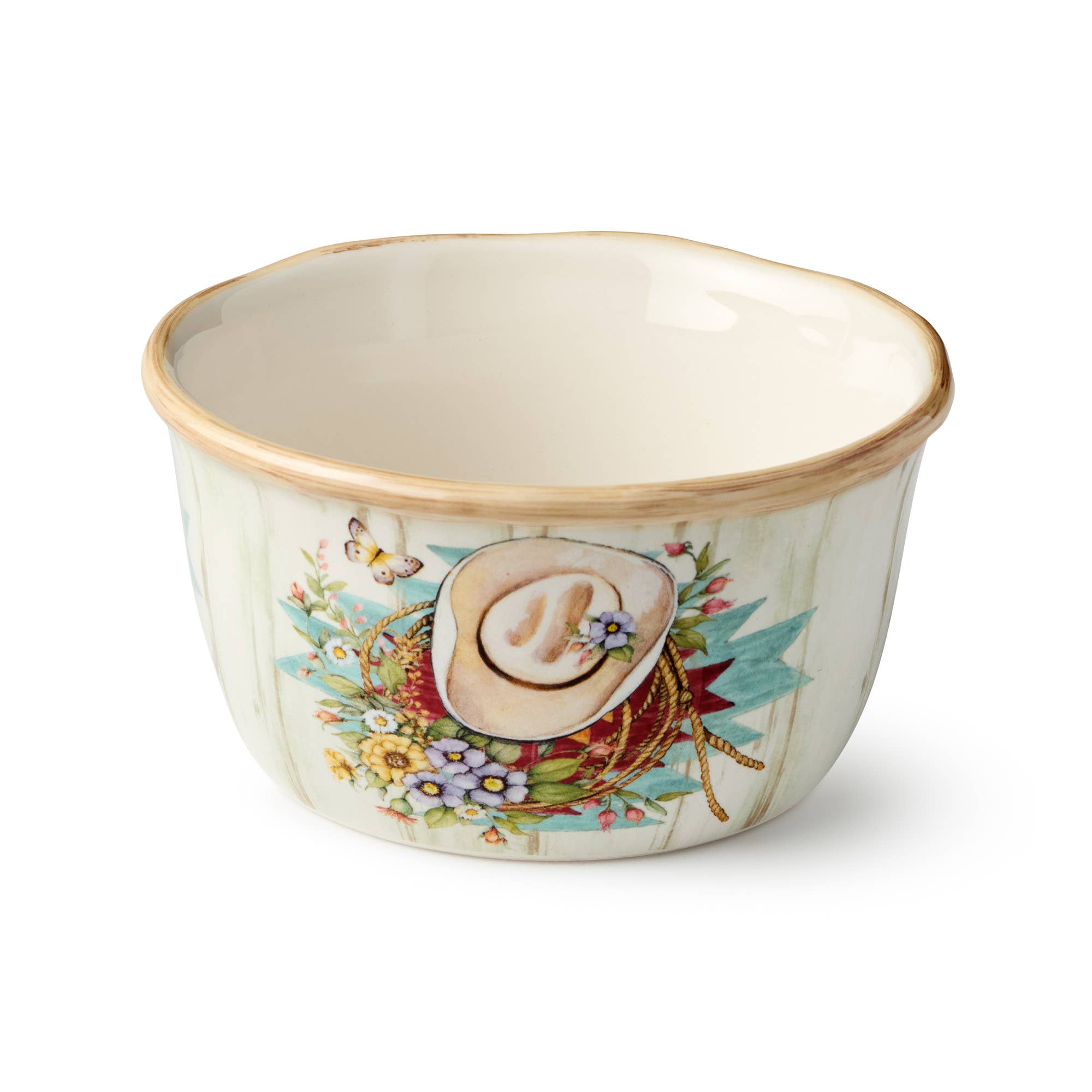 Rosewood Ranch Ice Cream Bowl 5.25" x 3" - The Bronze Butterfly