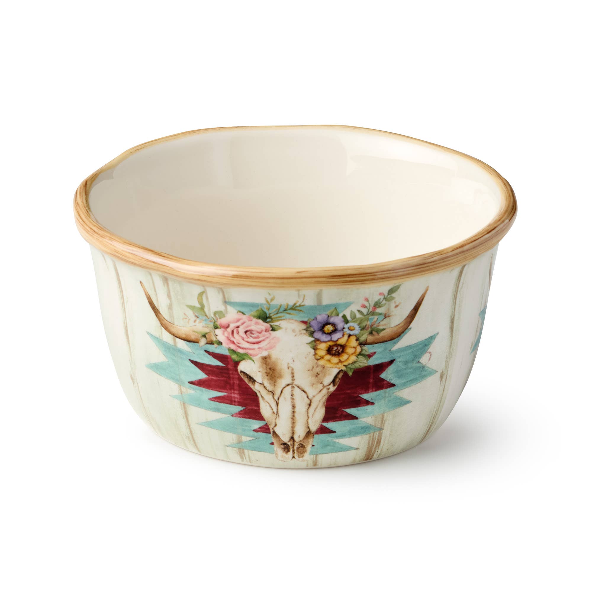 Rosewood Ranch Ice Cream Bowl 5.25" x 3" - The Bronze Butterfly