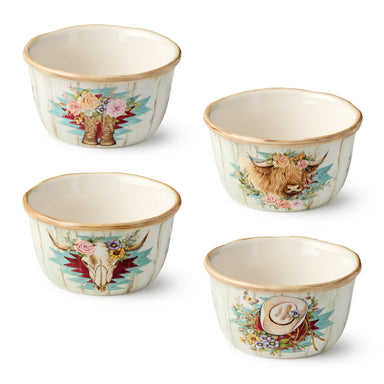 Rosewood Ranch Ice Cream Bowl 5.25" x 3" - The Bronze Butterfly