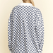 Sammie CHECKERED COLLARED BUTTON DOWN OVERSIZED TOP - The Bronze Butterfly