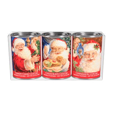 Santa Cocoa Gift Set (2.5oz Tins) - The Bronze Butterfly