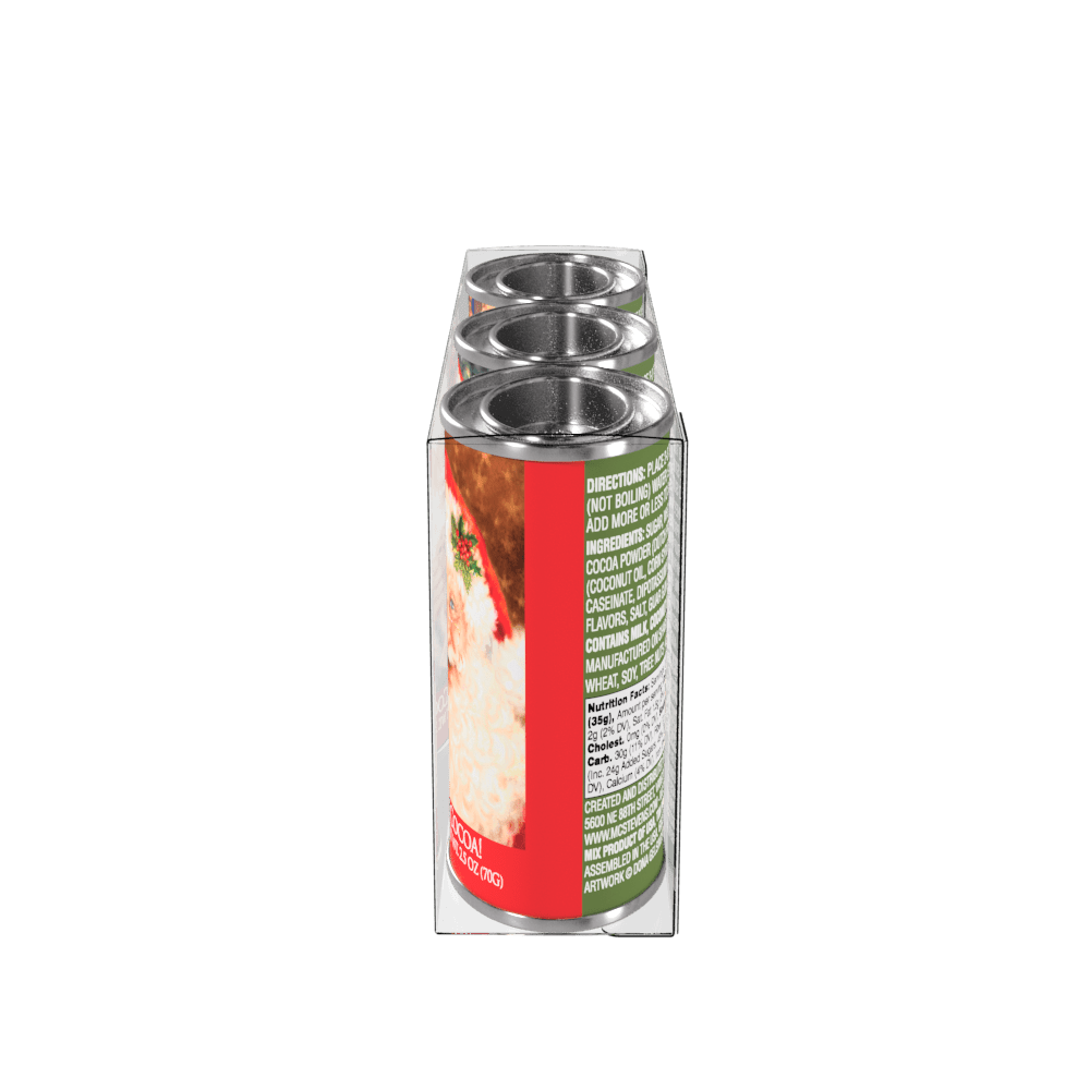 Santa Cocoa Gift Set (2.5oz Tins) - The Bronze Butterfly