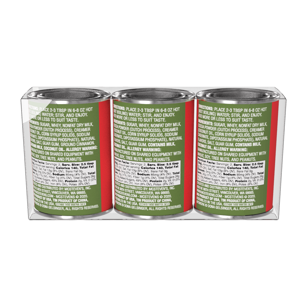 Santa Cocoa Gift Set (2.5oz Tins) - The Bronze Butterfly