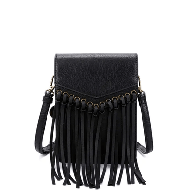 Scarlet Fringe PhoneCase Crossbody Bag - The Bronze Butterfly