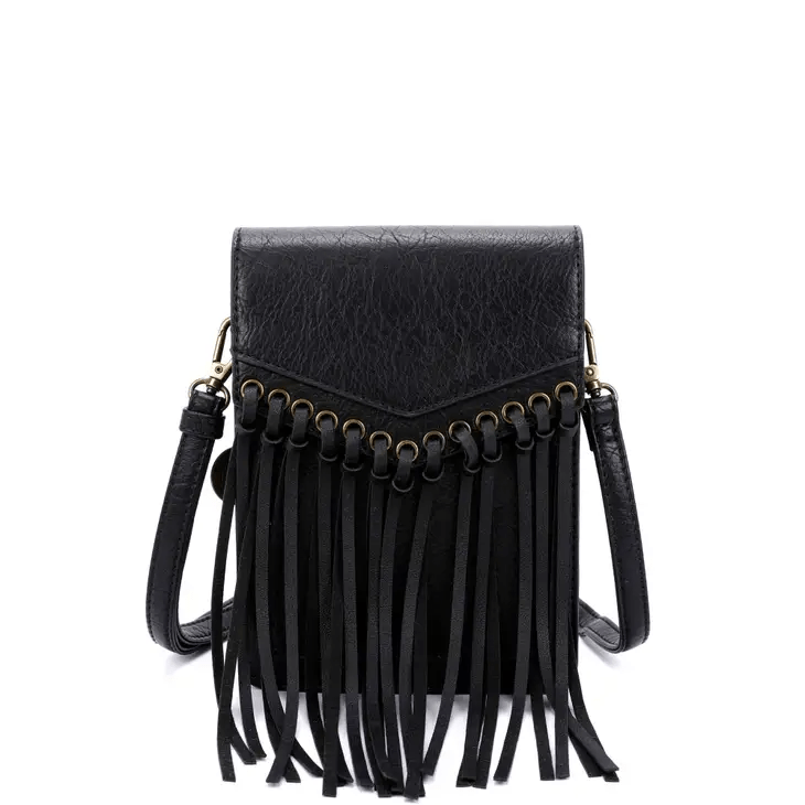 Scarlet Fringe PhoneCase Crossbody Bag - The Bronze Butterfly