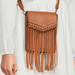 Scarlet Fringe PhoneCase Crossbody Bag - The Bronze Butterfly