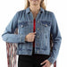 Scully American Fringe Jacket Red White and Blue - The Bronze Butterfly
