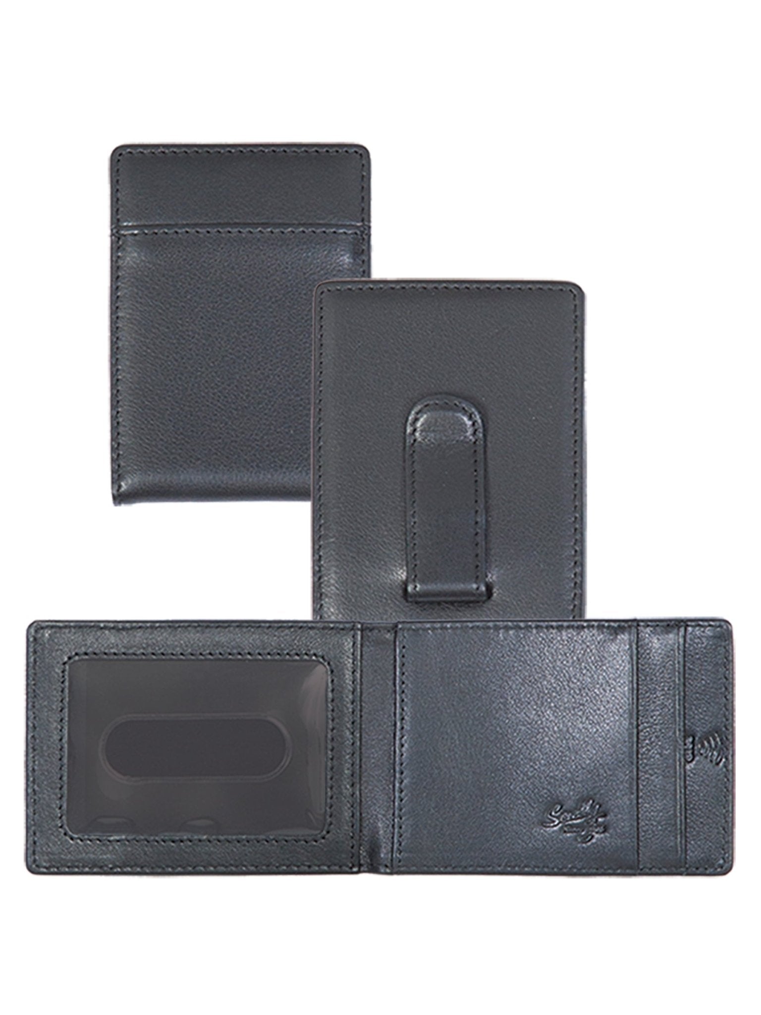 Scully Leather Magnetic Money Clip Wallet - The Bronze Butterfly