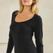Sculpted Chic Seamless Long Sleeve One Size - The Bronze Butterfly