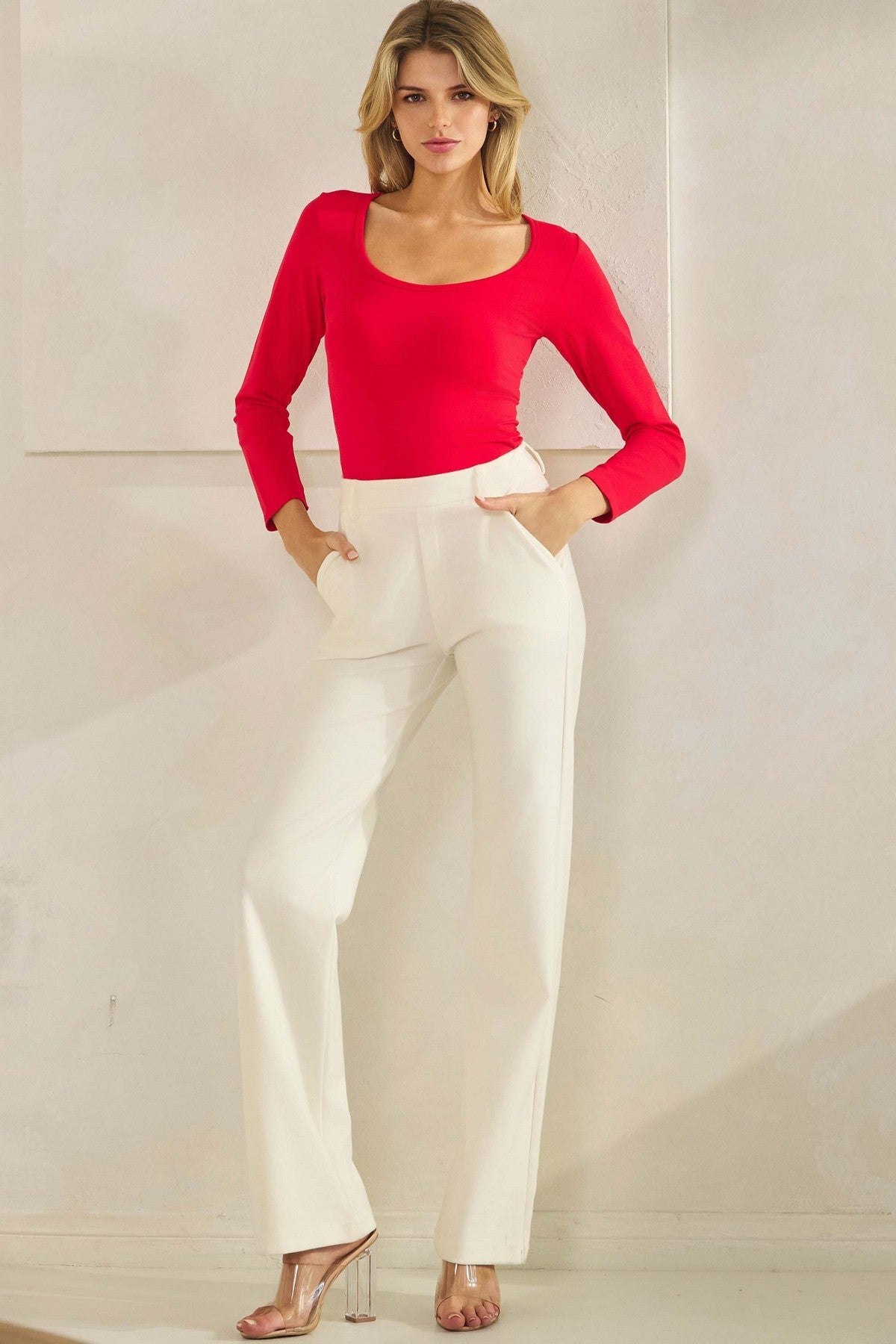 Sculpted Chic Seamless Long Sleeve One Size - The Bronze Butterfly