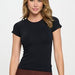 Seamless Crew Neck Short Sleeve Top - The Bronze Butterfly