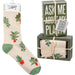 Seasonal Box Sign And Sock Set - Christmas - The Bronze Butterfly