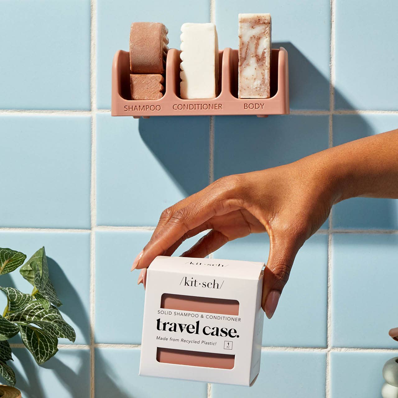 Self - draining Soap Dish - Terracotta - The Bronze Butterfly