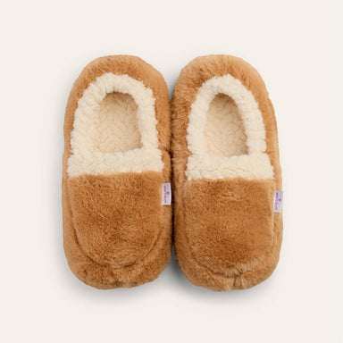 Sherpa Brown Warmies Slippers - The Bronze Butterfly