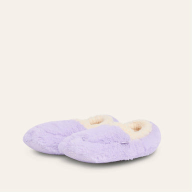 Sherpa Lavender Warmies Slippers - The Bronze Butterfly