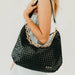 Sienna Slouchy Woven Shoulder Bag - The Bronze Butterfly