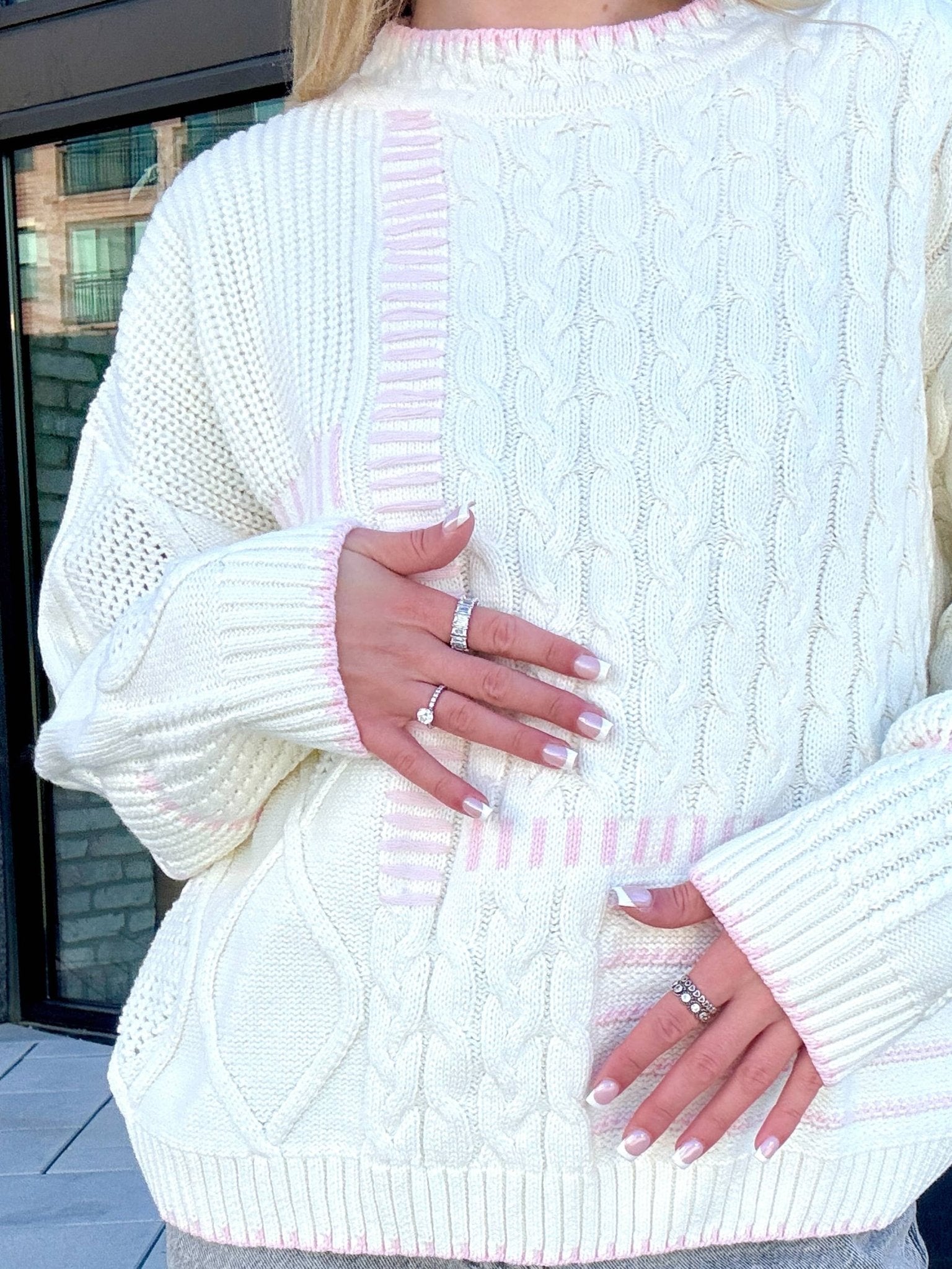 Simple Girly Sweater - The Bronze Butterfly