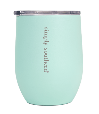 SIMPLY SOUTHERN 17 OZ TUMBLER SEAFOAM - The Bronze Butterfly