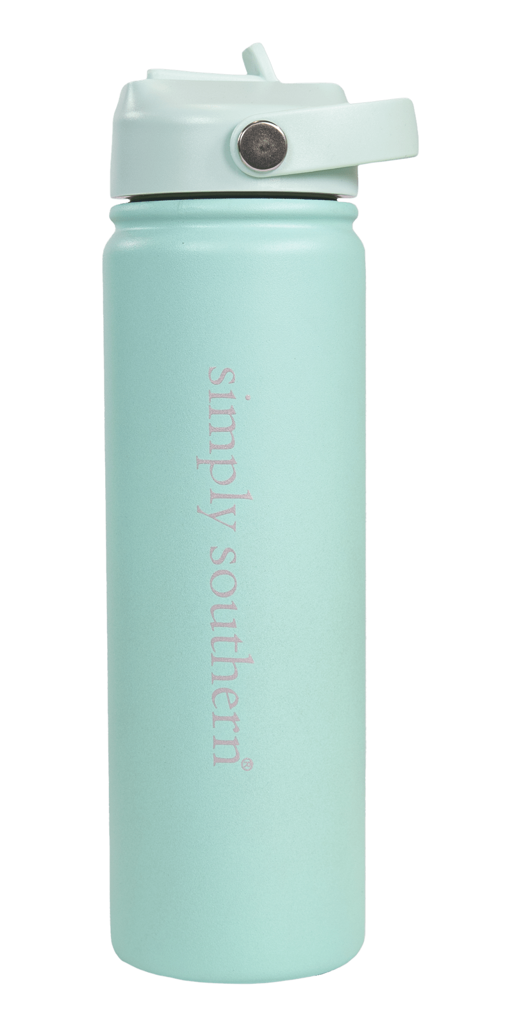 SIMPLY SOUTHERN 22 OZ WATER BOTTLE SEAFOAM - The Bronze Butterfly