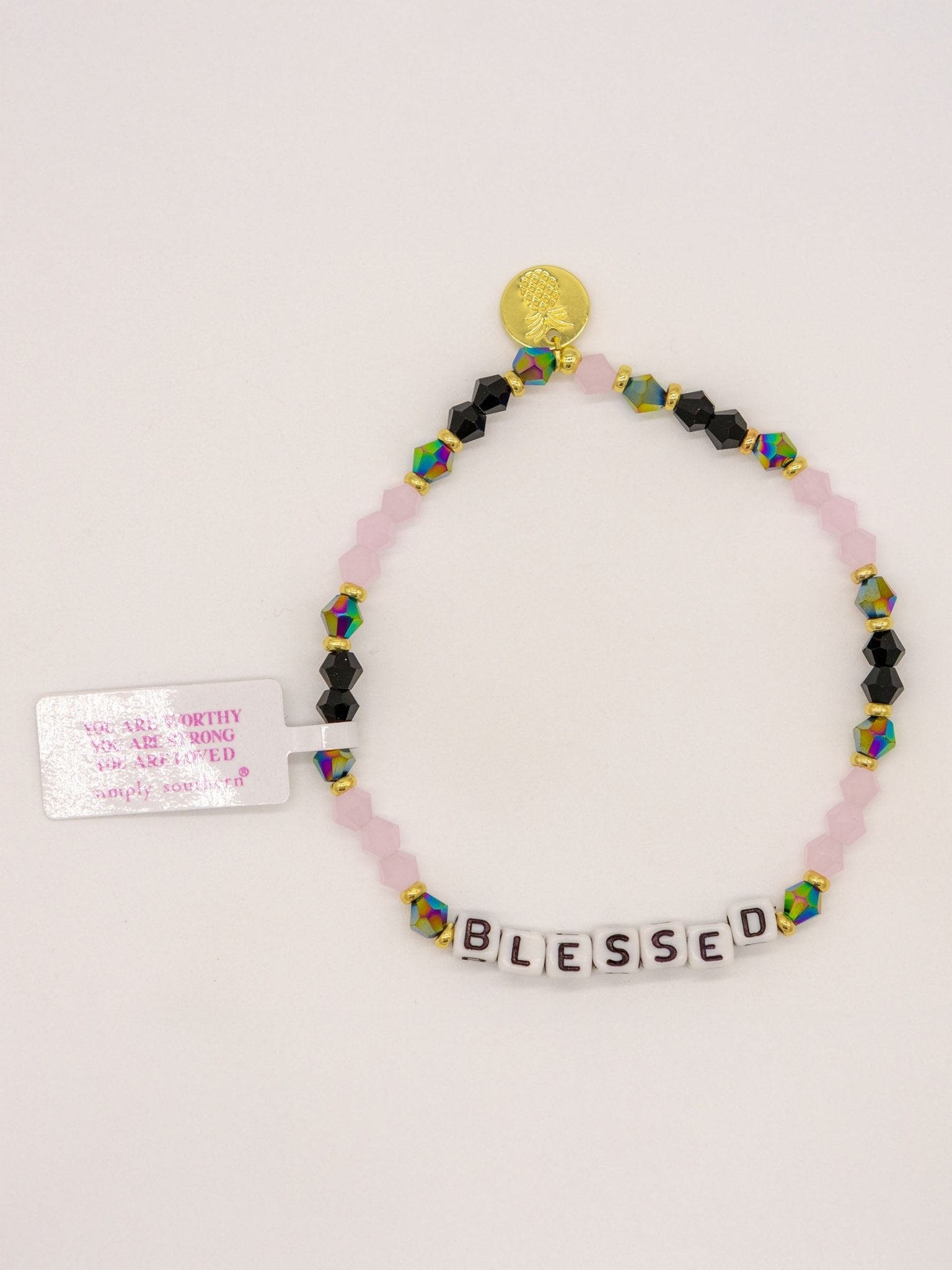 SIMPLY SOUTHERN BEADED POSITIVITY BRACELETS - The Bronze Butterfly