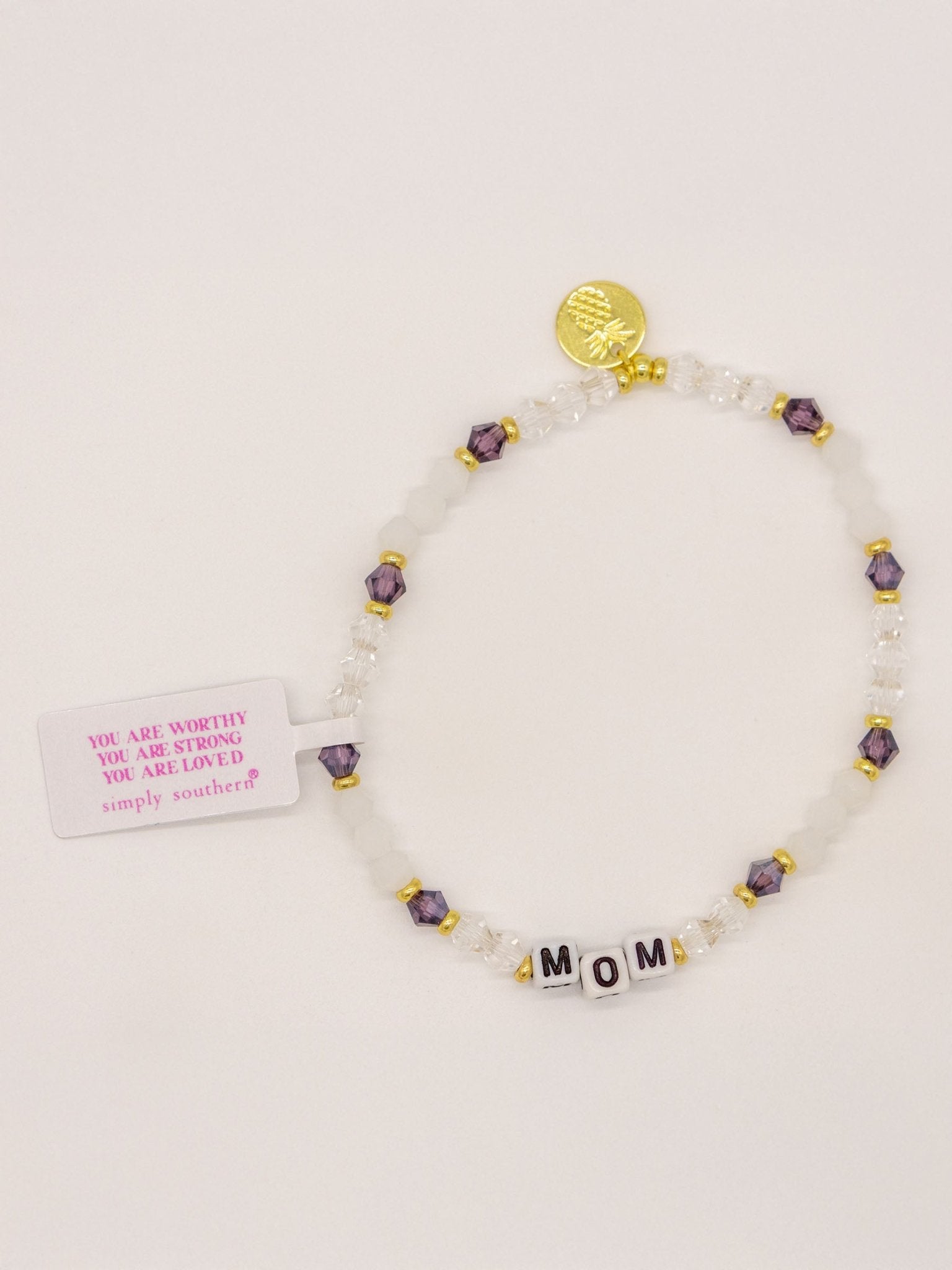 SIMPLY SOUTHERN BEADED POSITIVITY BRACELETS - The Bronze Butterfly