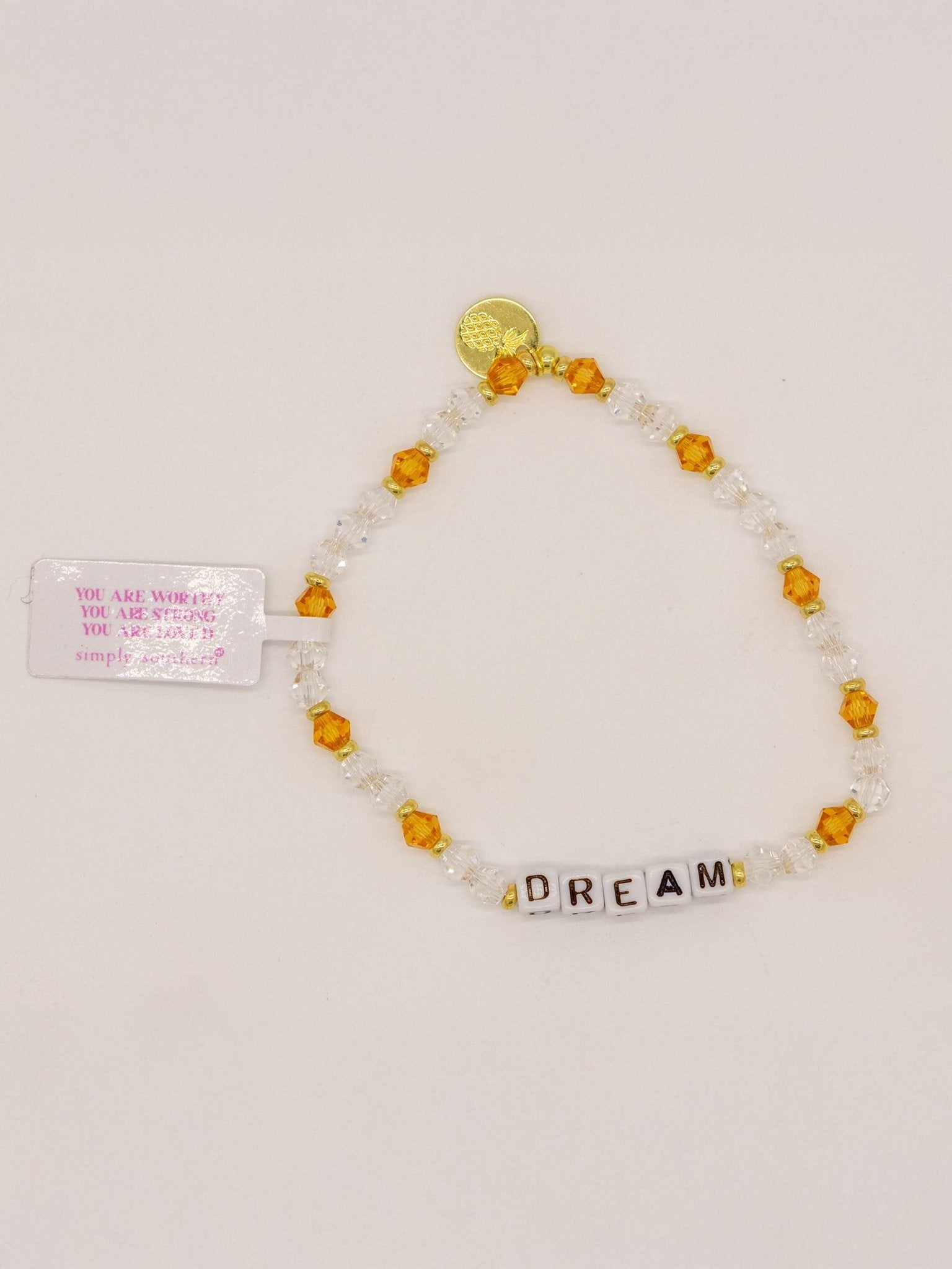 SIMPLY SOUTHERN BEADED POSITIVITY BRACELETS - The Bronze Butterfly