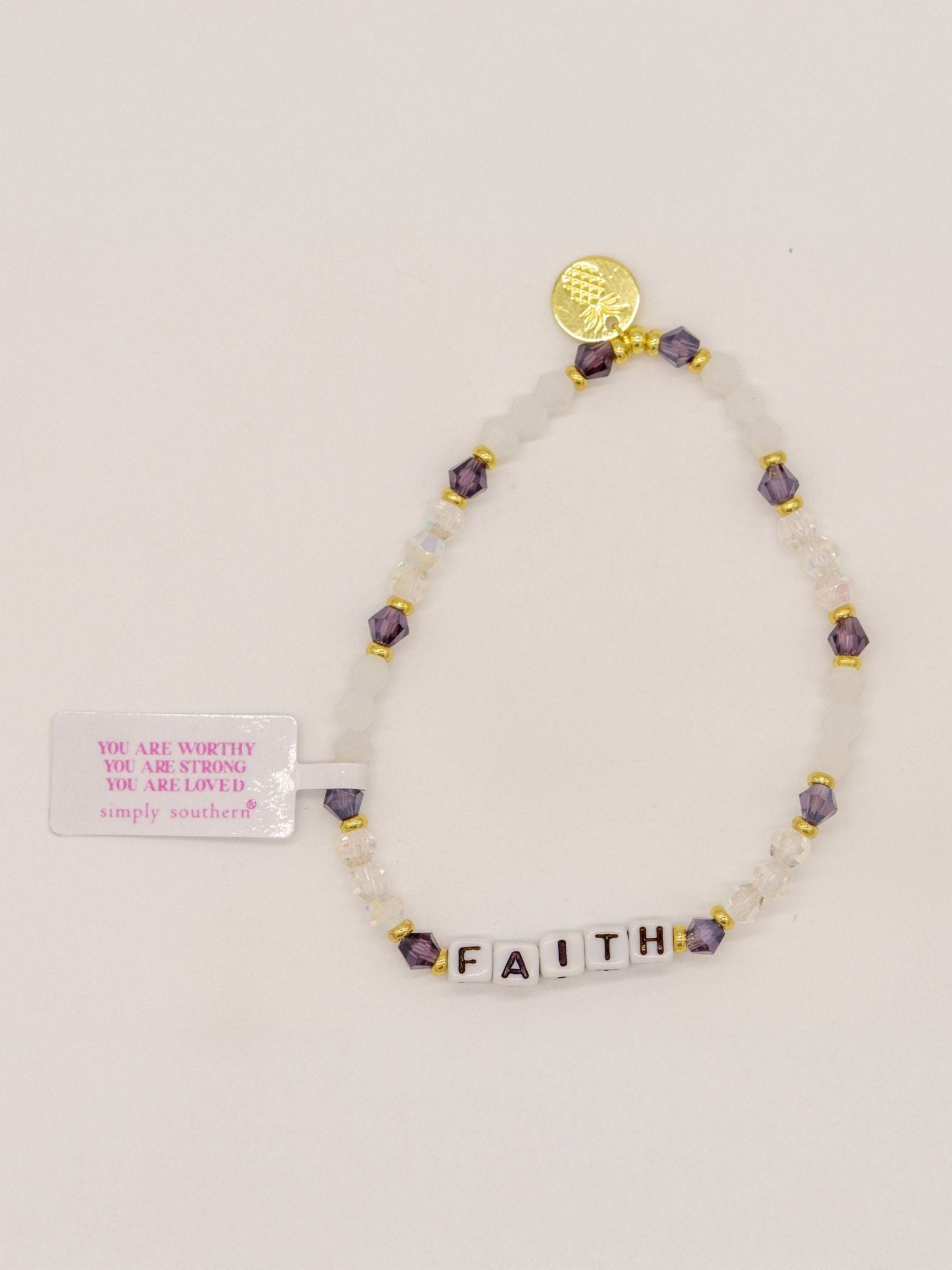 SIMPLY SOUTHERN BEADED POSITIVITY BRACELETS - The Bronze Butterfly