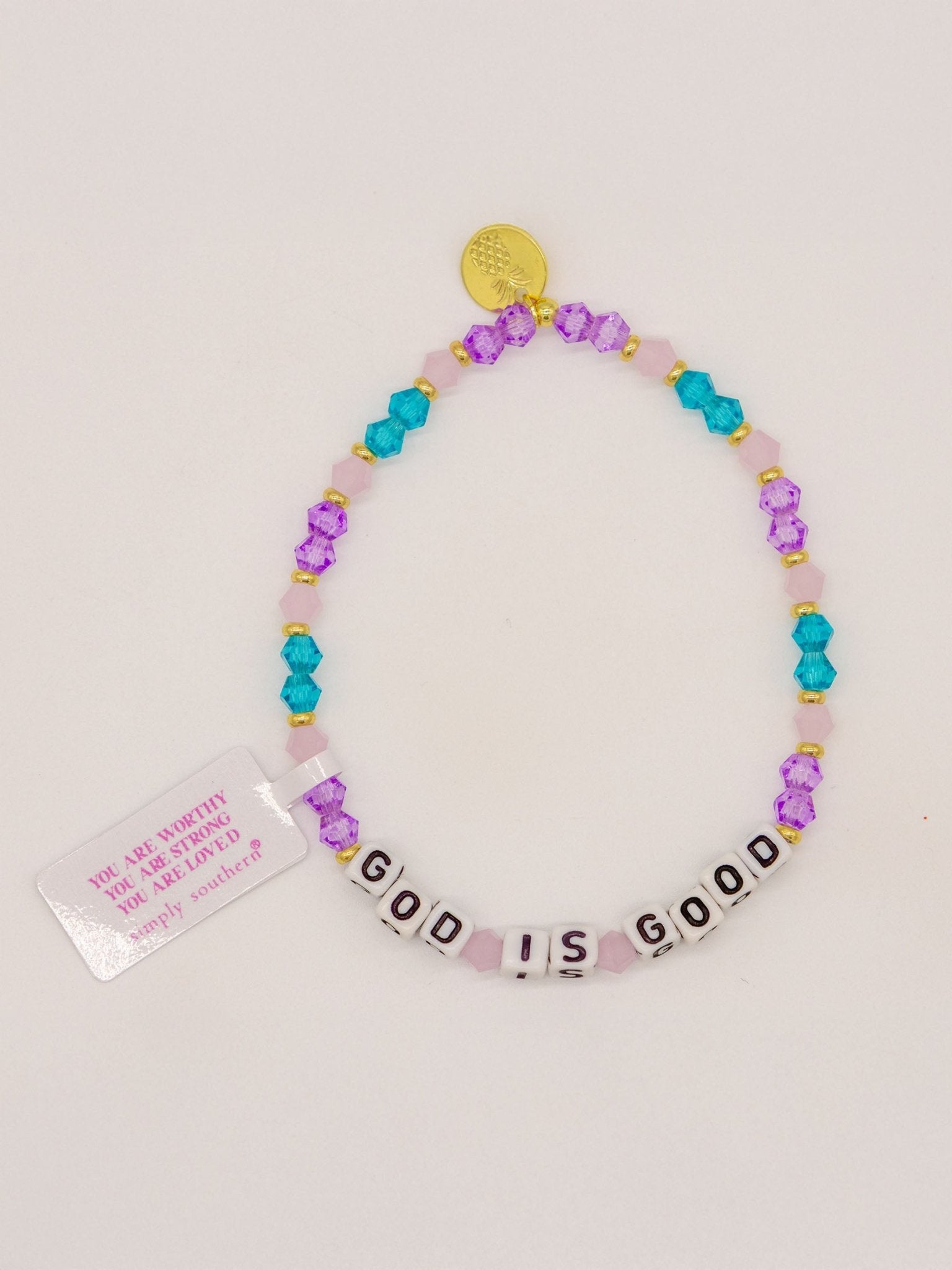 SIMPLY SOUTHERN BEADED POSITIVITY BRACELETS - The Bronze Butterfly