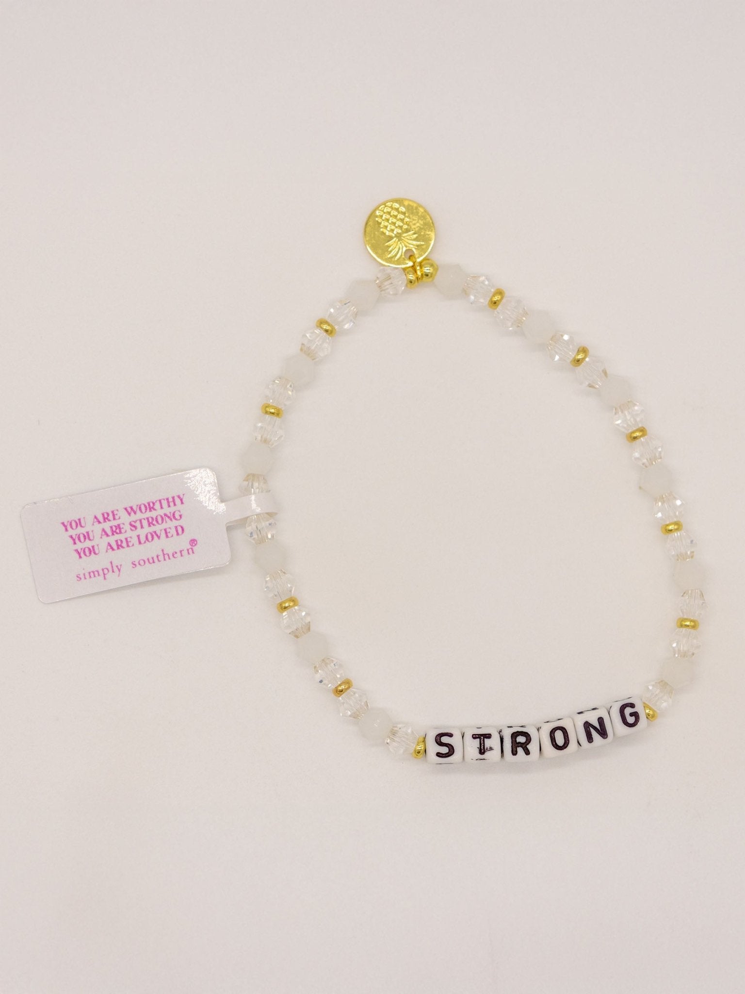 SIMPLY SOUTHERN BEADED POSITIVITY BRACELETS - The Bronze Butterfly